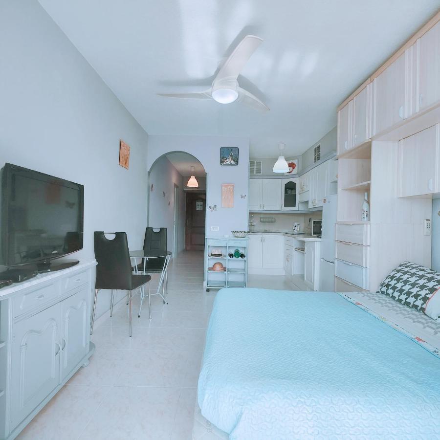 Estudio Colette En Primera Linea De La Playa Los Cristianos  Eksteriør billede